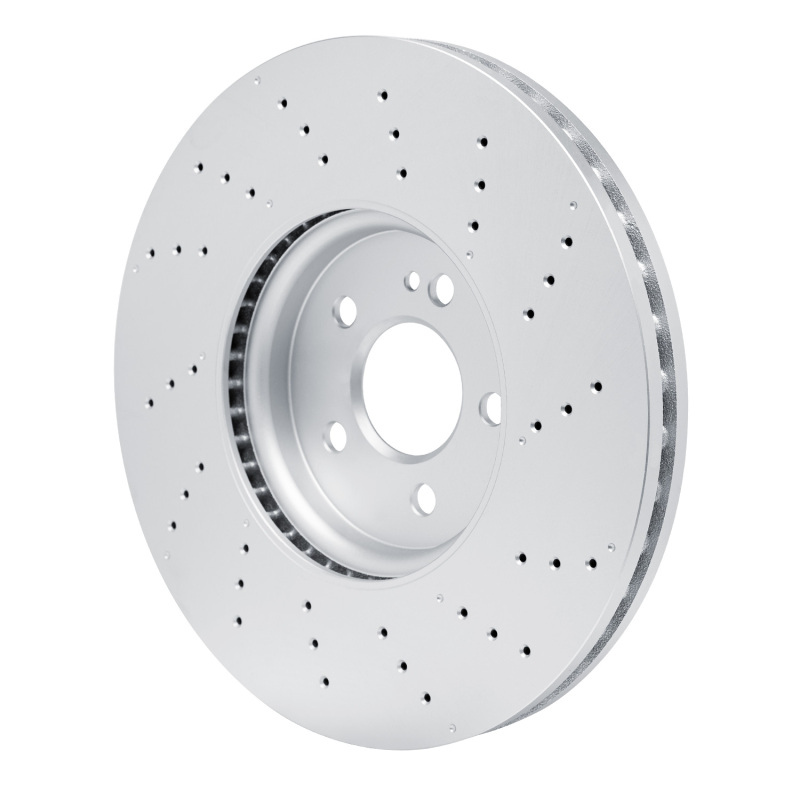 Mercedes-Benz A35 AMG Brake Rotor (1) - Front - R1 Concepts - Drilled Carbon Alloy GeoMET - `20-`22